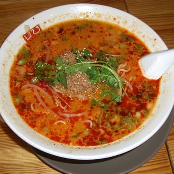 Himawari - Tan Tan Men (Spicy Chili Miso Flavoring Soup with Ground Pork, Bean Sprouts and Green Onions) - Ramen Near Me - San Mateo, California Himawari - Tan Tan Men (Spicy Chili Miso Flavoring Soup with Ground Pork, Bean Sprouts and Green Onions) - Ramen Near Me - San Mateo, California