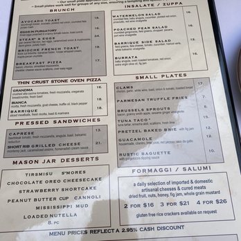 Barrique Kitchen & Wine Bar - Brunch menu - Tapas Bars Near Me - Babylon, New York