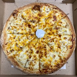 Adrian's Pizza - Pierogi pizza!