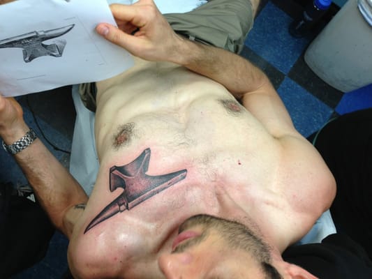 Bob Robert's Spotlight Tattoo by null