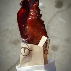 Sun City Bacon Festival - My fave, Applewood Bacon "chip" - Great American Steakhouse