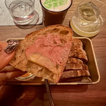 Double Chicken Please - Chicken DCP Liver Mousse & Bread - Cocktail Bars Near Me - New York, New York