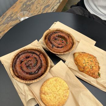 61hundred Bread - Gochujang Scallion Roll, Cheddar Bacon Scone, Corn Cookie - Bakeries Near Me - Santa Ana, California