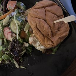 Halibut Burger Wrapped