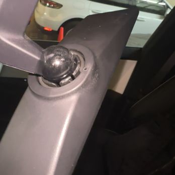 Rapid Window Tinting - Damage to the rear view mirror housing to an unauthorized attempt to fix an issue. - Home Window Tinting Near Me - Los Angeles, California Rapid Window Tinting - Damage to the rear view mirror housing to an unauthorized attempt to fix an issue. - Home Window Tinting Near Me - Los Angeles, California