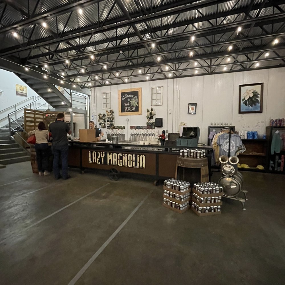 Lazy Magnolia Brewery - "The porch" - Breweries Near Me - Kiln, Mississippi Lazy Magnolia Brewery - "The porch" - Breweries Near Me - Kiln, Mississippi