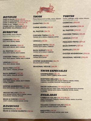 Menu photo 2 Little Conejo Norte Ridgefield, WA
