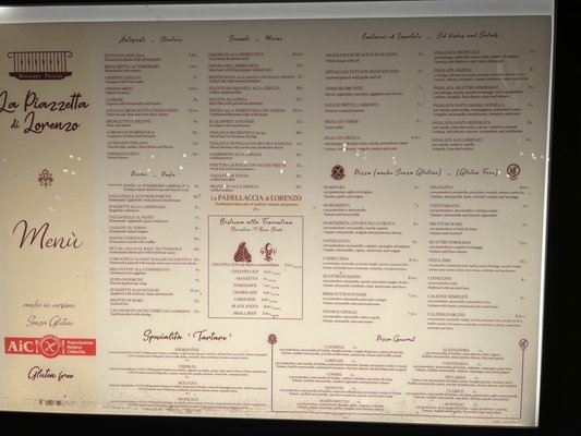 Menu photo 2 Lorenzo de' Medici Florence, FI Menu photo 2 Lorenzo de' Medici Florence, FI