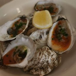 Roasted oysters - lovely Roasted oysters - lovely