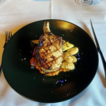 Tina's - Double bone-in pork chop - New American Near Me - Dundee, Oregon