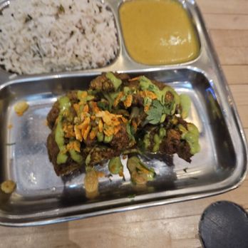 Little Blue Door - 12-12-24. Cashew Roasted Cauliflower "Steak" - Indian Near Me - Los Altos, California Little Blue Door - 12-12-24. Cashew Roasted Cauliflower "Steak" - Indian Near Me - Los Altos, California