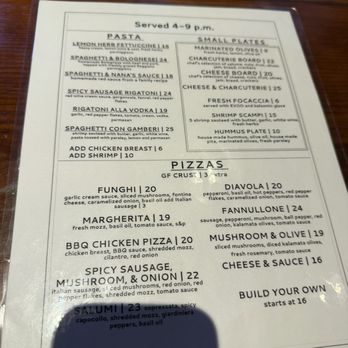Aperitivo - Menu - Wine Bars Near Me - Milwaukee, Wisconsin
