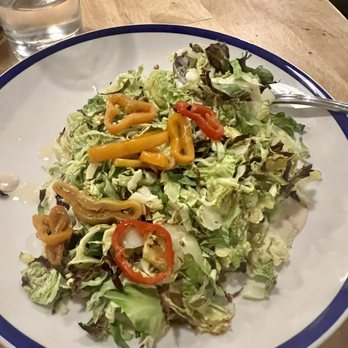 Mandolin Aegean Bistro - Charred Brussel Sprouts - Mediterranean Near Me - Miami, Florida