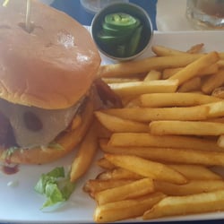 Sam's Boat - Bacon mushroom burger