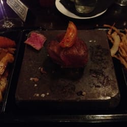 The Dew Drop Inn - Steak on a rock