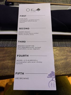 Menu photo 2 O-Ku Atlanta, GA Menu photo 2 O-Ku Atlanta, GA