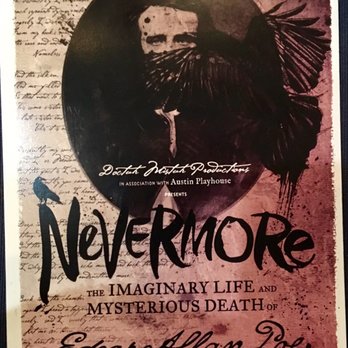 Austin Playhouse - Play bill for Nevermore - Performing Arts Near Me - Austin, Texas Austin Playhouse - Play bill for Nevermore - Performing Arts Near Me - Austin, Texas