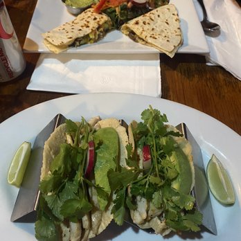 Avocados Mexican Grill - Chicken tacos, mixed veggie quesadilla - Mexican Near Me - Brooklyn, New York