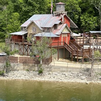 Silver Dollar City's Showboat - The landing from the water - Performing Arts Near Me - Branson, Missouri