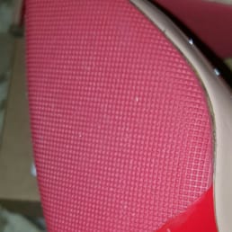 This picture was taken after I've worn these about (6) times.  Trio Shoe Service did a superb job on toe tips, heel caps and resoling.