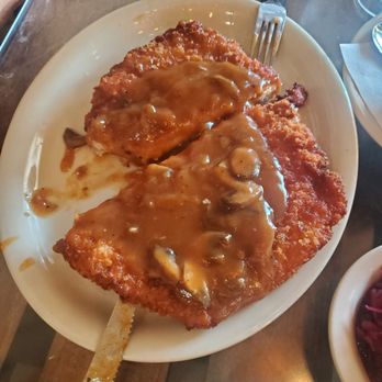 The Auslander - Jager Schnitzel cooked like New York style Pizza - German Near Me - Fredericksburg, Texas The Auslander - Jager Schnitzel cooked like New York style Pizza - German Near Me - Fredericksburg, Texas