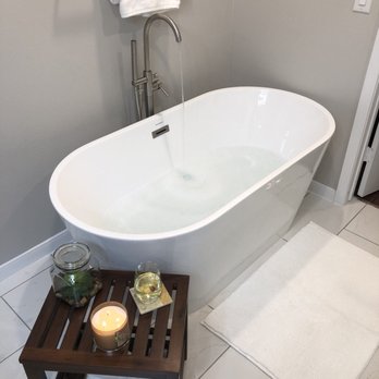 JD Remodeling Co - New soaking tub in my newly renovated master bathroom - General Contractors Near Me