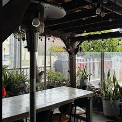 They have a nice outside patio also.