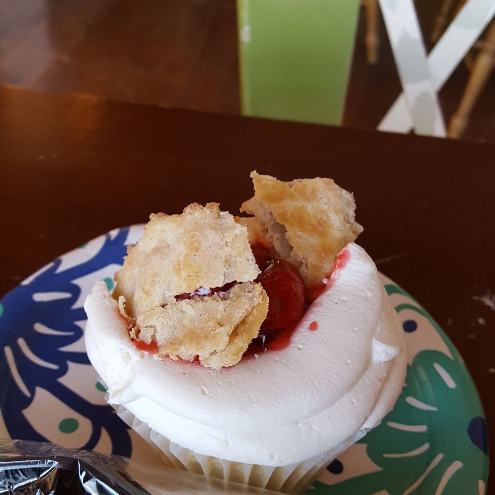 Auntie Cathie's Kitchen - Cherry pie cupcake - Bakeries Near Me - Agawam, Massachusetts
