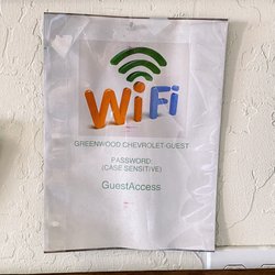 Greenwood Chevrolet Buick GMC - The password is....