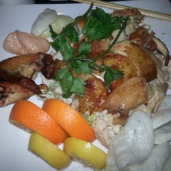 Red Lantern Restaurant & Lounge - Special: crispy half chicken with shrimp chips