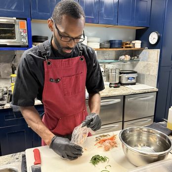 Bin 6 South - Our Chef at work. - Wine Bars Near Me - St. Petersburg, Florida