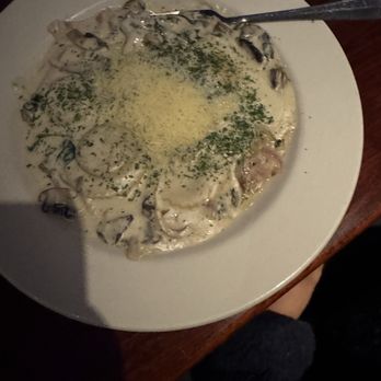 Blue Cat Bistro - Mushroom ravioli (too saucy and kinda of sweet) - Bars Near Me - Castleton, Vermont