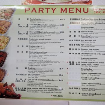 Yang Kee BBQ Noodle House - Party menu 05.09.2021 - Cantonese Near Me - Portland, Oregon Yang Kee BBQ Noodle House - Party menu 05.09.2021 - Cantonese Near Me - Portland, Oregon