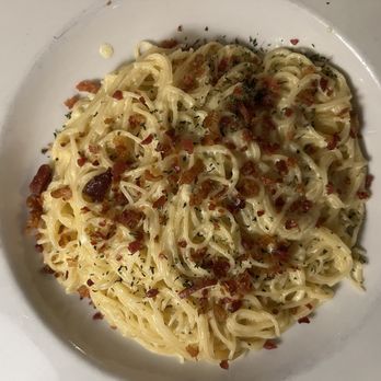 T Marie's - Angel Hair with Carbonara - Italian Near Me - Mobile, Alabama