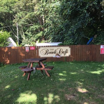 Fermain Beach Cafe - Side Outdoor seating - Cafes Near Me - Guernsey, GSY