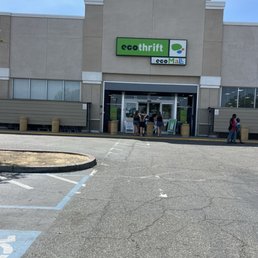 Exterior outside entrance of Eco Thrift - Front - Sacramento, California Exterior outside entrance of Eco Thrift - Front - Sacramento, California