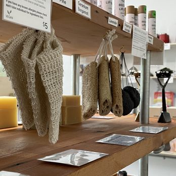 Mama & Hapa's Zero Waste Shop - many different natural exfoliating options - Cosmetics & Beauty Supply Near Me - Beaverton, Oregon Mama & Hapa's Zero Waste Shop - many different natural exfoliating options - Cosmetics & Beauty Supply Near Me - Beaverton, Oregon