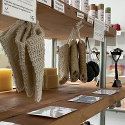 Mama & Hapa's Zero Waste Shop - many different natural exfoliating options