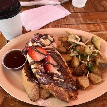 Dulce Aroma - French toast with Nutella and potatoes - Breakfast & Brunch Near Me - Fajardo, Puerto Rico Dulce Aroma - French toast with Nutella and potatoes - Breakfast & Brunch Near Me - Fajardo, Puerto Rico