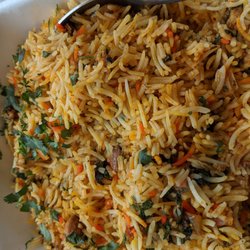 Clay Oven Indian Cuisine - Chicken biryani yum!