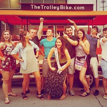 The Trolley Bike - 21st Birthday Party Tour - Party Bike Rentals Near Me - Springfield, Missouri The Trolley Bike - 21st Birthday Party Tour - Party Bike Rentals Near Me - Springfield, Missouri