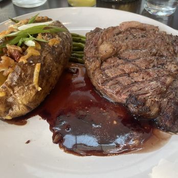 West Fork Whiskey - Westfield - Ribeye with baked potato and asparagus - Venues & Event Spaces Near Me - Westfield, Indiana