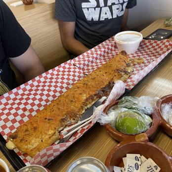 Birrieria Estilo Jalisco - El Machete taco.  The equivalent of about three tacos and can feed two. - Tacos Near Me - San Antonio, Texas
