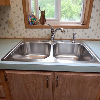 Coon Plumbing - High quality stainless steel sink with new faucet. - Plumbing Near Me - Port Townsend, Washington Coon Plumbing - High quality stainless steel sink with new faucet. - Plumbing Near Me - Port Townsend, Washington