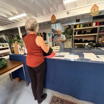 Narain's Outdoor Sewing & Repairs - front desk - Fabric Stores Near Me - Berkeley, California Narain's Outdoor Sewing & Repairs - front desk - Fabric Stores Near Me - Berkeley, California