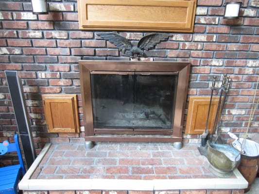 Residential Conversion of Wood to Vent-Free Gas - Converted a wood fireplace to a vent-free gas inside a home Residential Conversion of Wood to Vent-Free Gas - Converted a wood fireplace to a vent-free gas inside a home