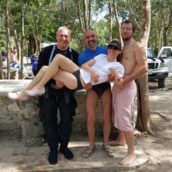 Scuba Sensations - Jen and Her Merry Men Playa del Carmen, Mexico February 2016
