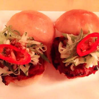 Danji - Spicy pork belly sliders - Korean Near Me - New York, New York Danji - Spicy pork belly sliders - Korean Near Me - New York, New York