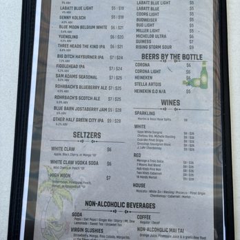 Pelican's Nest Waterfront Restaurant - Menu 7/2024 - Seafood Near Me - Rochester, New York