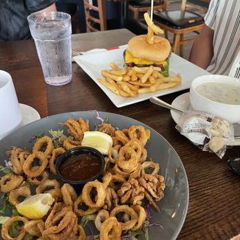 Mohegan Restaurant & Bar - Burger and calamari - New American Near Me - New Shoreham, Rhode Island Mohegan Restaurant & Bar - Burger and calamari - New American Near Me - New Shoreham, Rhode Island